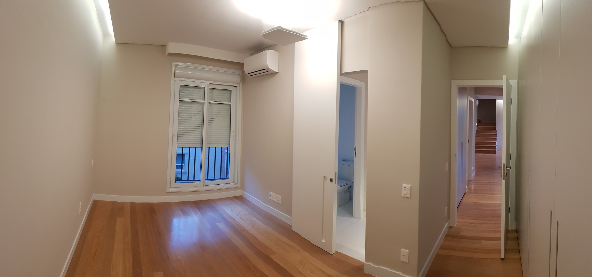 Suíte com iluminação indireta — Apartamento Alto de Pinheiros AM