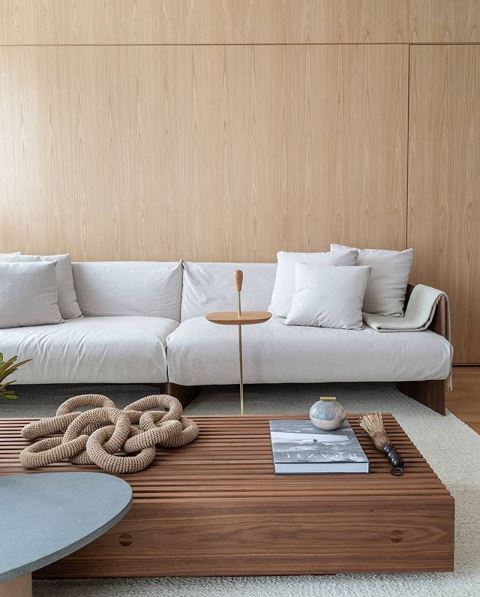 Living e mesa central — Apartamento Alto de Pinheiros AM