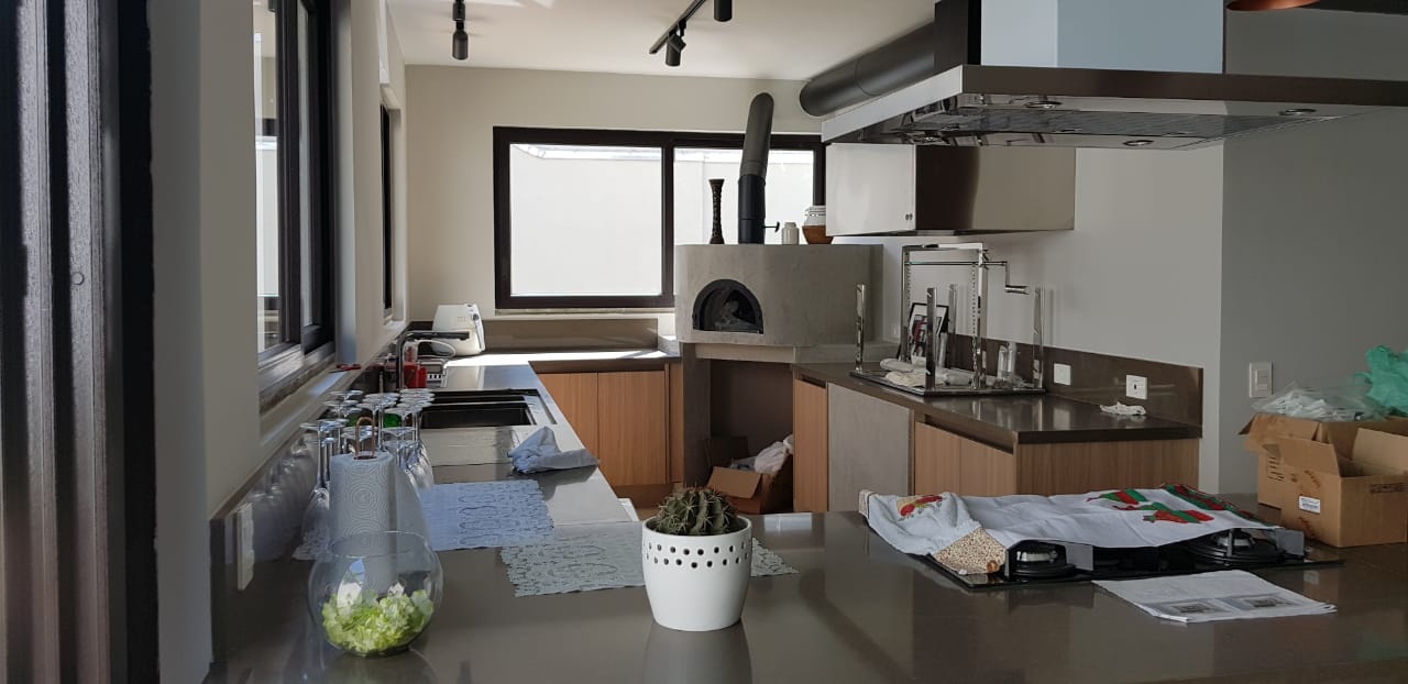 Cozinha e churrasqueira — Residência Boaçava, Alto de Pinheiros
