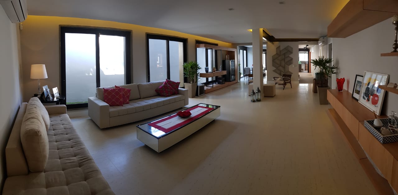 Living principal integrado — Residência Boaçava, Alto de Pinheiros