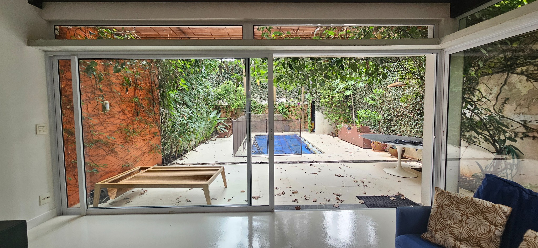 Integração com a piscina — Casa Vila Nova Conceição